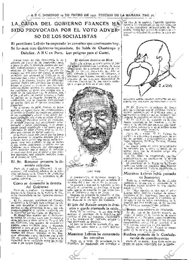 ABC MADRID 29-01-1933 página 31