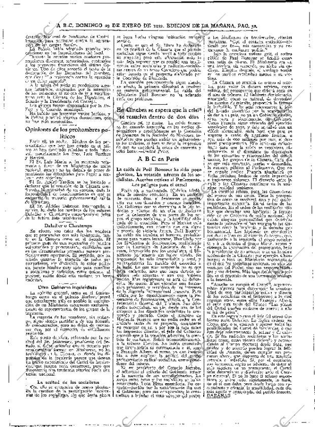 ABC MADRID 29-01-1933 página 32