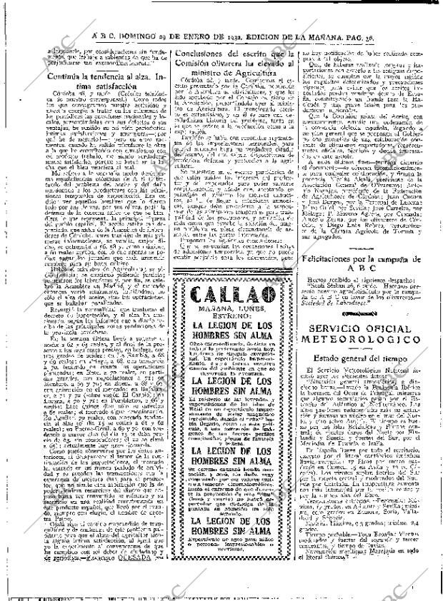 ABC MADRID 29-01-1933 página 36