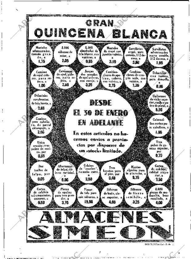 ABC MADRID 29-01-1933 página 40