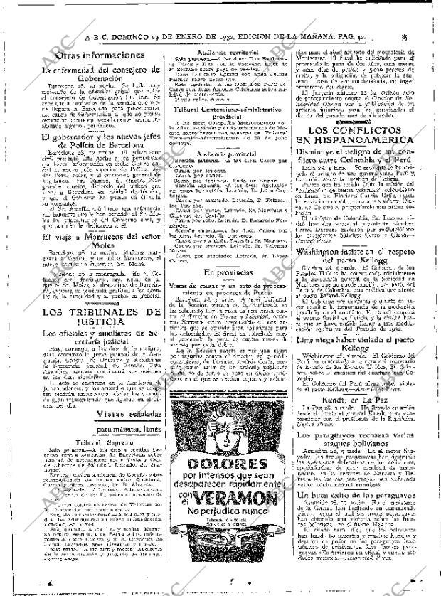 ABC MADRID 29-01-1933 página 42