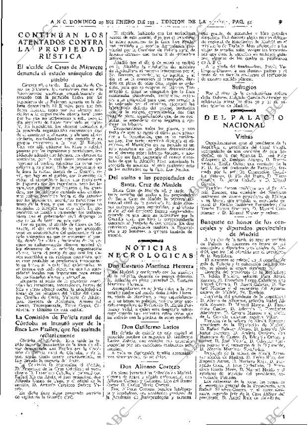 ABC MADRID 29-01-1933 página 51