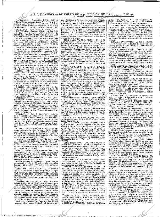 ABC MADRID 29-01-1933 página 54