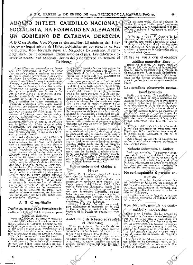 ABC MADRID 31-01-1933 página 35