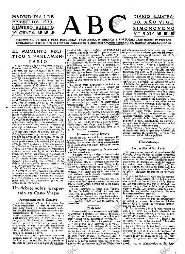 ABC MADRID 02-02-1933 página 17