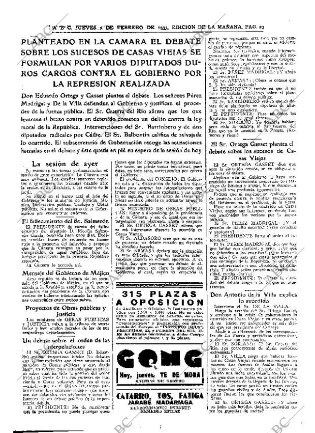 ABC MADRID 02-02-1933 página 23