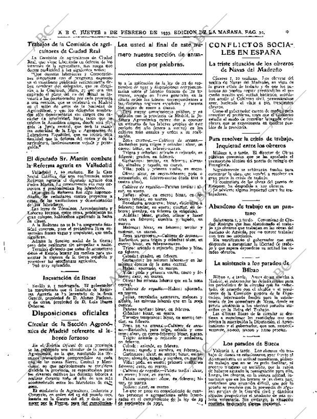 ABC MADRID 02-02-1933 página 32