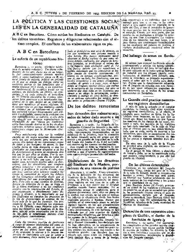 ABC MADRID 02-02-1933 página 33