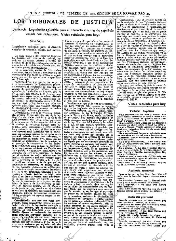 ABC MADRID 02-02-1933 página 42