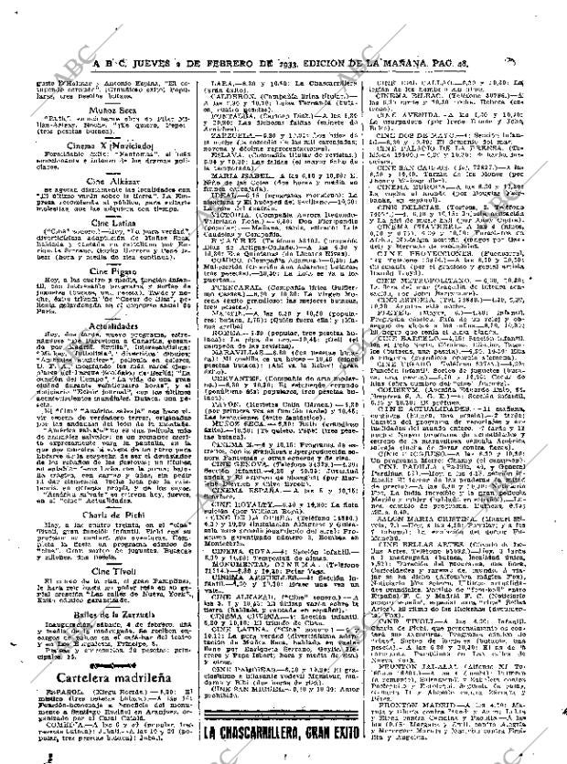 ABC MADRID 02-02-1933 página 48