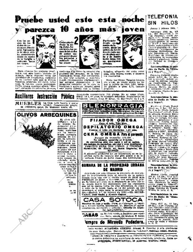 ABC MADRID 02-02-1933 página 50