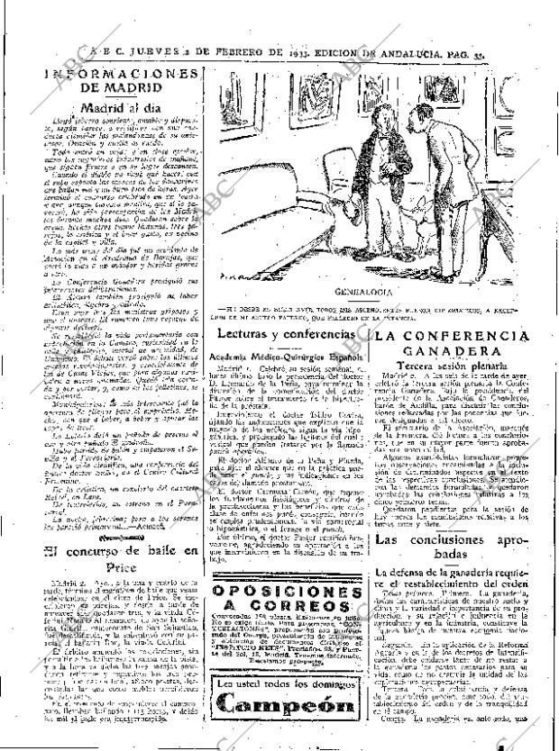 ABC SEVILLA 02-02-1933 página 33