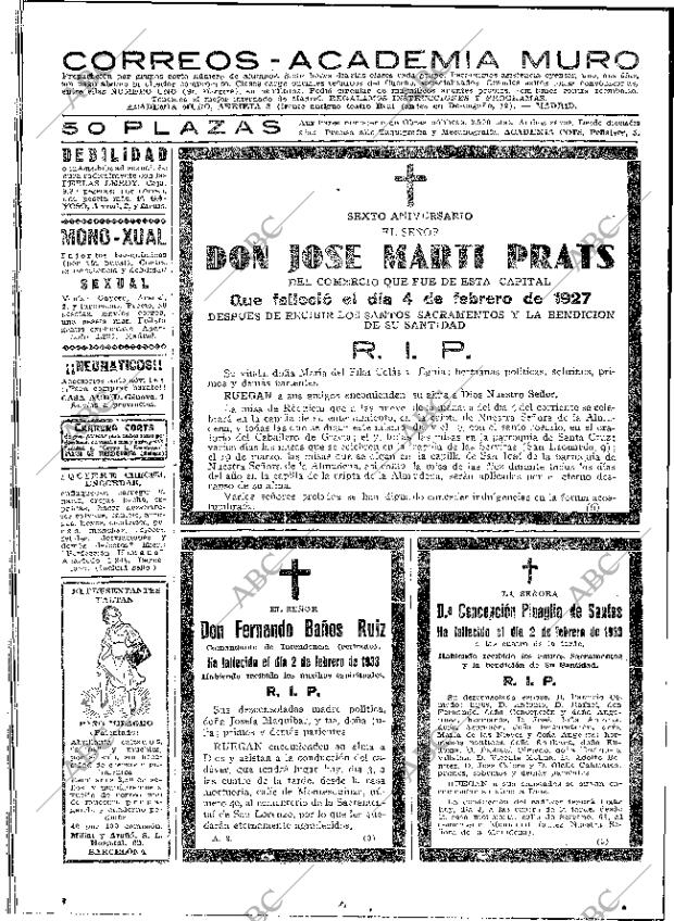 ABC MADRID 03-02-1933 página 50