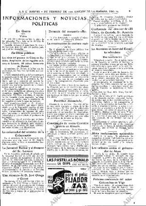 ABC MADRID 07-02-1933 página 19