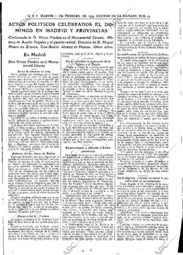 ABC MADRID 07-02-1933 página 21