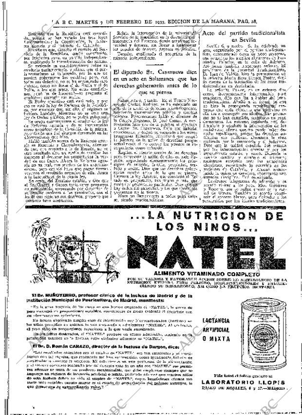 ABC MADRID 07-02-1933 página 28