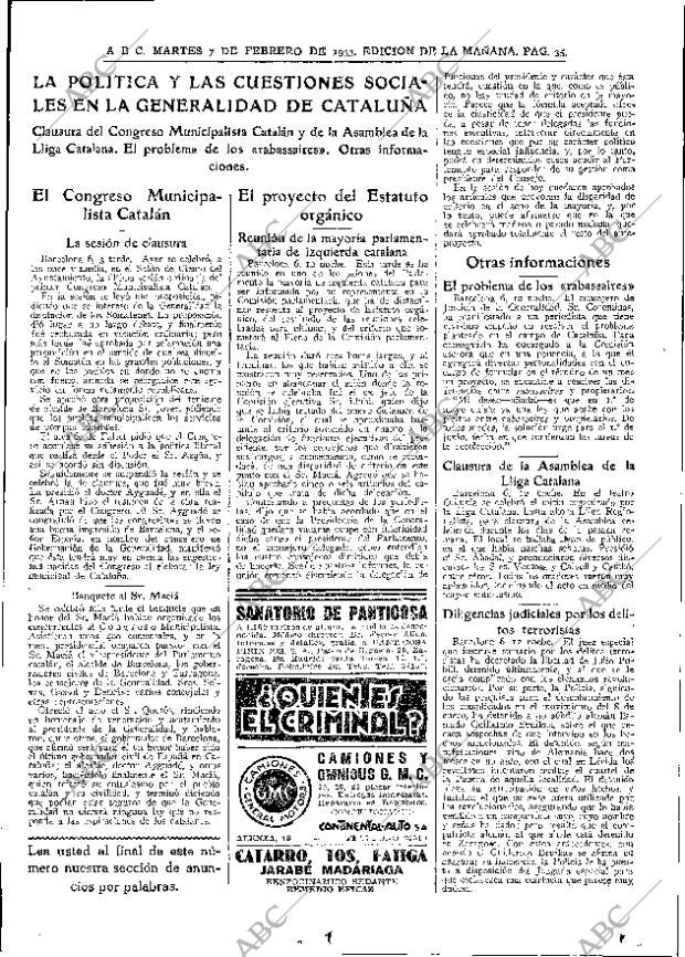 ABC MADRID 07-02-1933 página 35