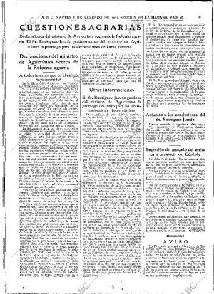 ABC MADRID 07-02-1933 página 36