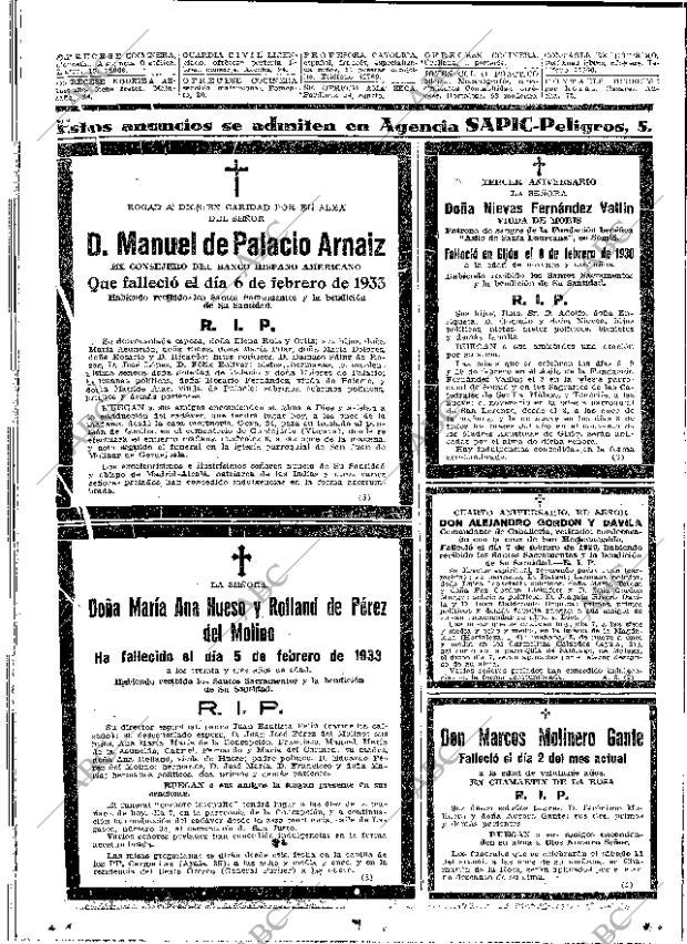 ABC MADRID 07-02-1933 página 62