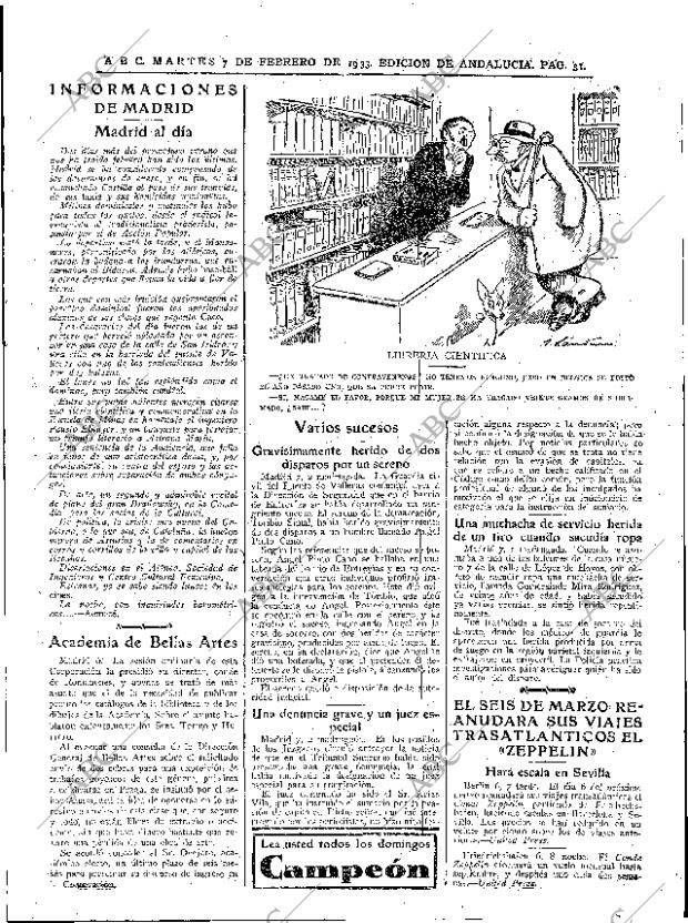 ABC SEVILLA 07-02-1933 página 31