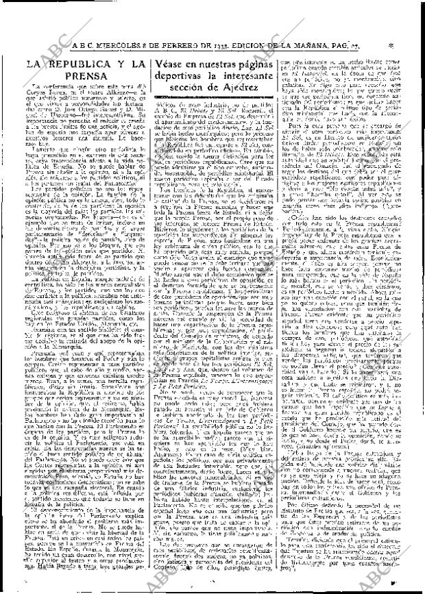 ABC MADRID 08-02-1933 página 27