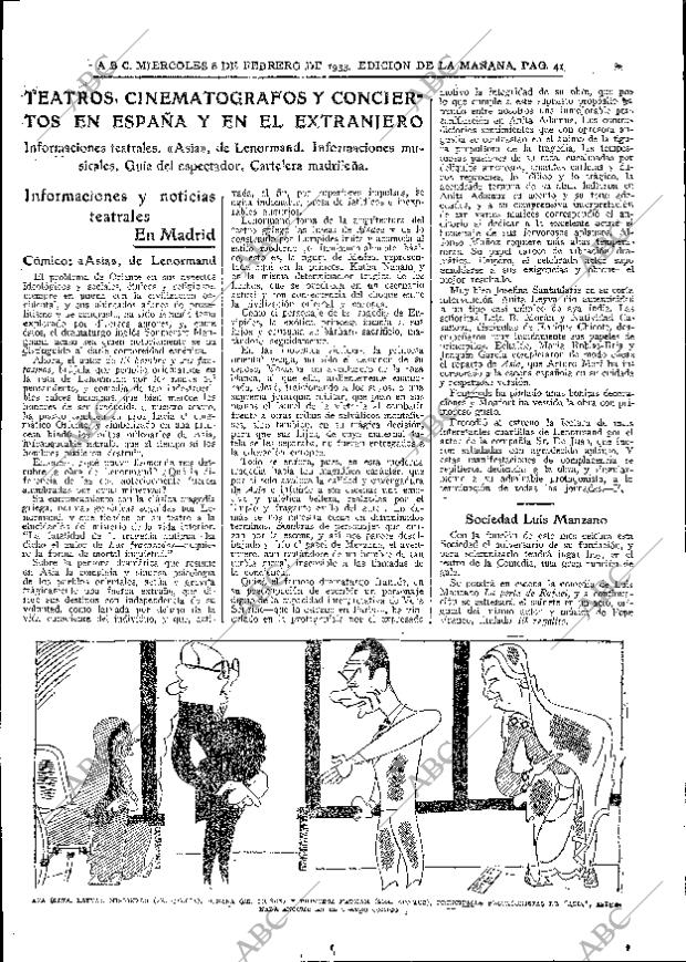 ABC MADRID 08-02-1933 página 41