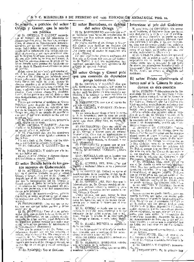 ABC SEVILLA 08-02-1933 página 22