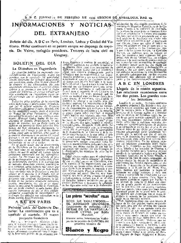 ABC SEVILLA 09-02-1933 página 29