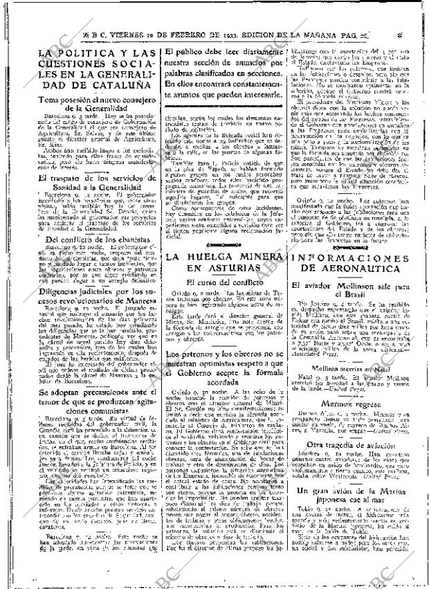 ABC MADRID 10-02-1933 página 26