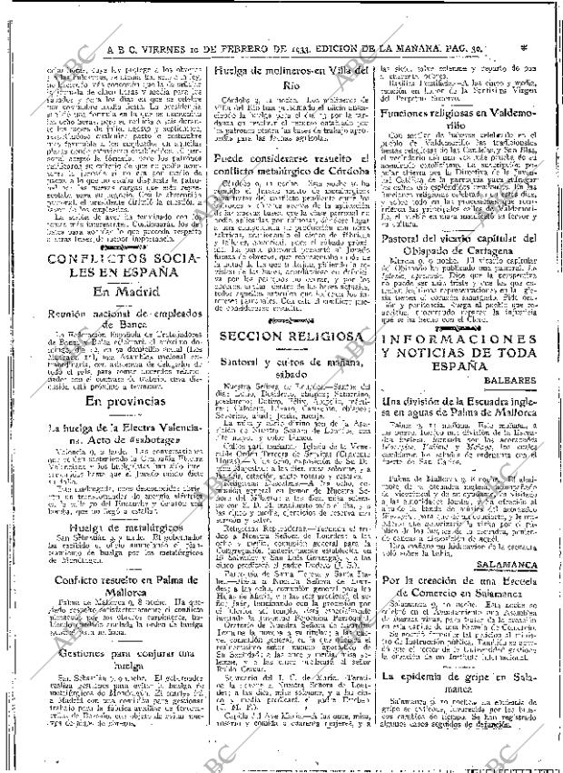 ABC MADRID 10-02-1933 página 30