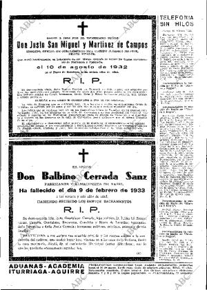 ABC MADRID 10-02-1933 página 49