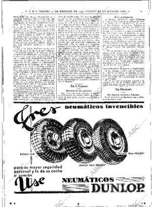 ABC MADRID 14-02-1933 página 16