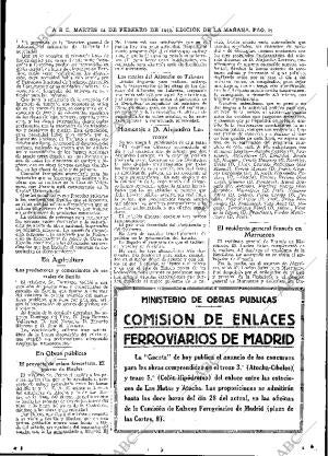 ABC MADRID 14-02-1933 página 17