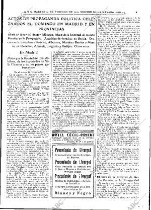ABC MADRID 14-02-1933 página 25