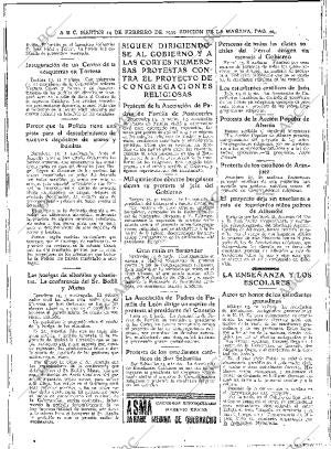 ABC MADRID 14-02-1933 página 30