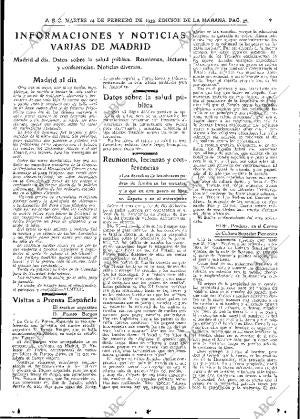 ABC MADRID 14-02-1933 página 37