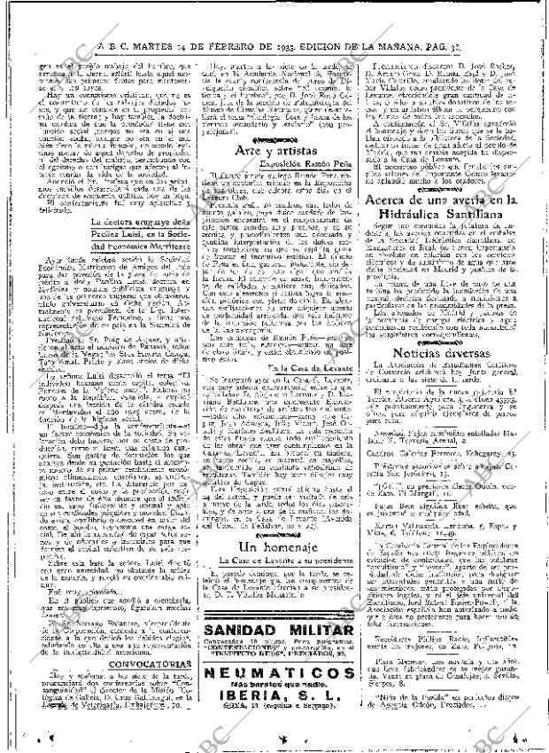 ABC MADRID 14-02-1933 página 38
