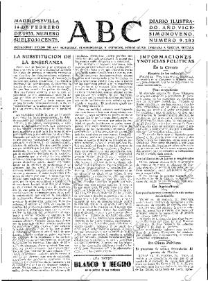 ABC SEVILLA 14-02-1933 página 15