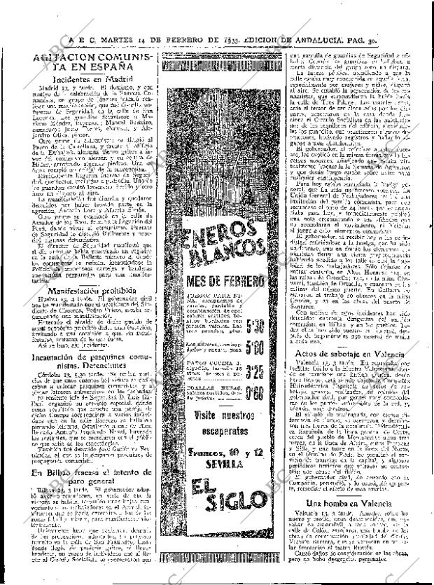 ABC SEVILLA 14-02-1933 página 30