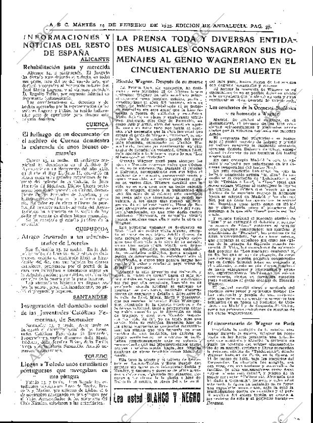 ABC SEVILLA 14-02-1933 página 37