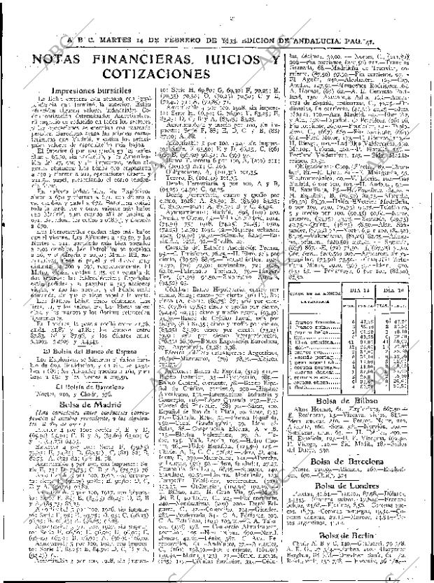 ABC SEVILLA 14-02-1933 página 41