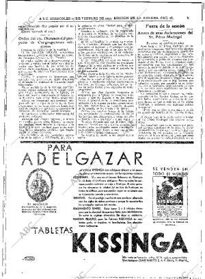 ABC MADRID 15-02-1933 página 26