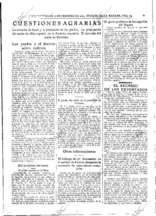 ABC MADRID 15-02-1933 página 29