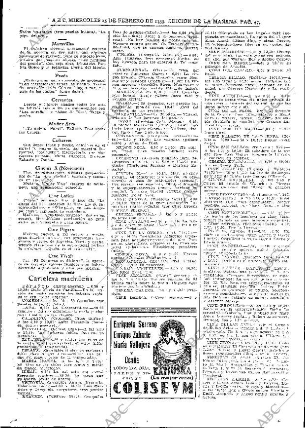 ABC MADRID 15-02-1933 página 47