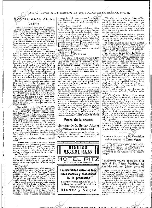 ABC MADRID 16-02-1933 página 24