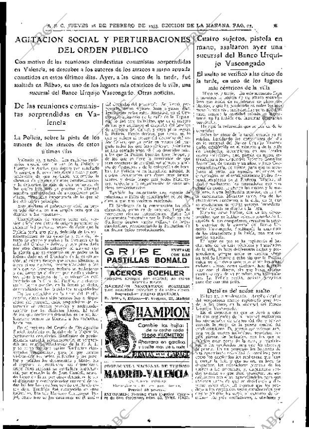 ABC MADRID 16-02-1933 página 27