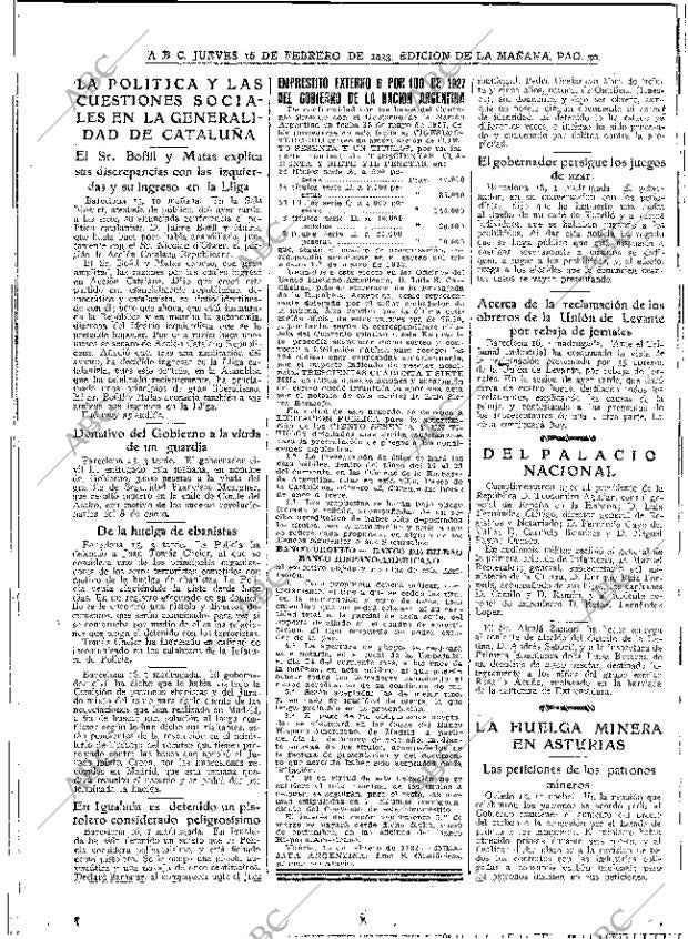 ABC MADRID 16-02-1933 página 30