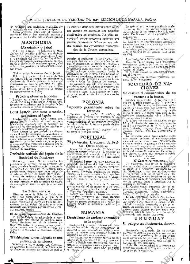 ABC MADRID 16-02-1933 página 39
