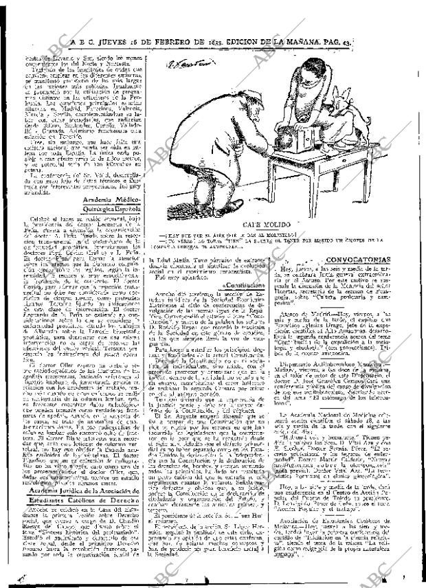 ABC MADRID 16-02-1933 página 43