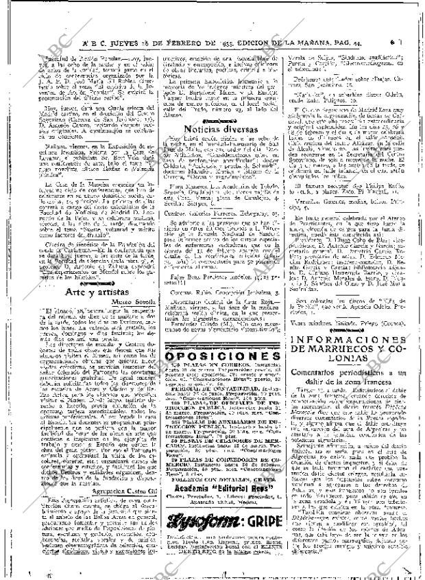 ABC MADRID 16-02-1933 página 44